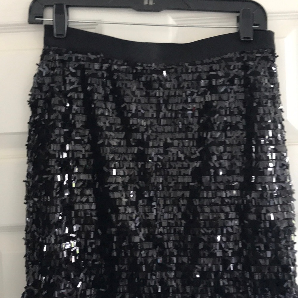 Xs sequin black skirt